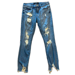 Express Distressed Skinny Jeans - size 8